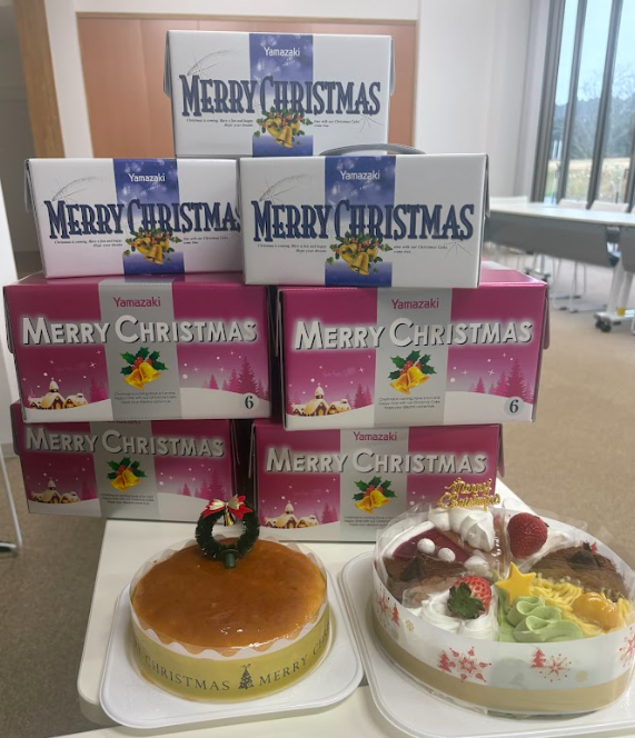 大和様よりクリスマスケーキを頂きました